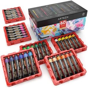 Shuttle Art Acrylic Paint Set, 30 X12Ml Tubes Artist Quality Non