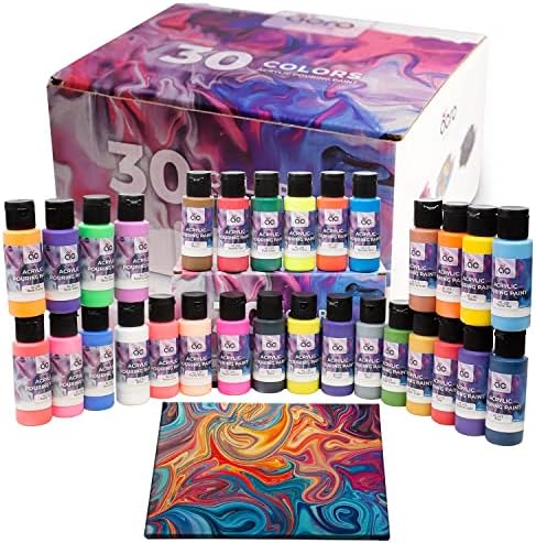 Shuttle Art Acrylic Paint Set, 30 X12Ml Tubes Artist Quality Non