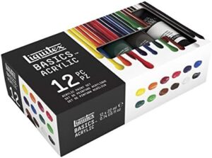 Caliart Acrylic Paint Set With 4 Brushes 52 Colors 59ml 2oz Art Craft  Paints